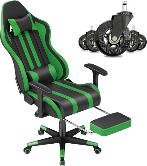 gamer chair wheels|gaming chair with rollerblade wheels.